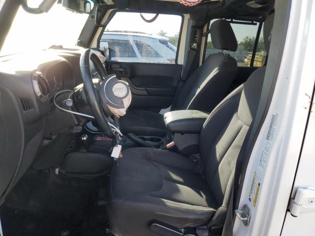 1C4HJWDG4EL316582 - 2014 JEEP WRANGLER U SPORT WHITE photo 7