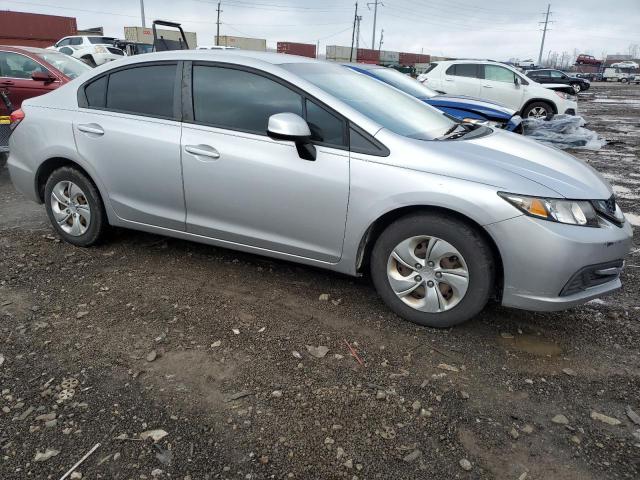 19XFB2F57DE098489 - 2013 HONDA CIVIC LX SILVER photo 4