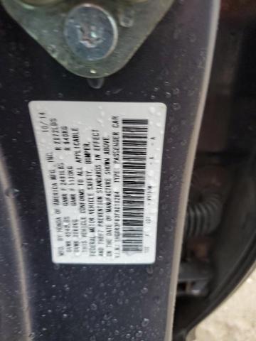 1HGCR3F83FA010284 - 2015 HONDA ACCORD EXL GRAY photo 12