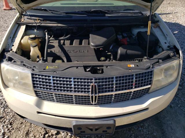 2LMDU88C47BJ39852 - 2007 LINCOLN MKX კრემისფერი ფოტო 12
