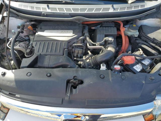 JHMFA36268S027462 - 2008 HONDA CIVIC HYBRID WHITE photo 11