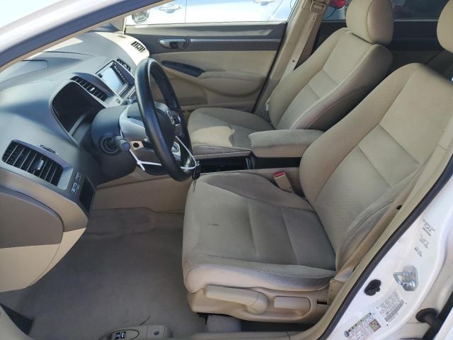 JHMFA36268S027462 - 2008 HONDA CIVIC HYBRID WHITE photo 7