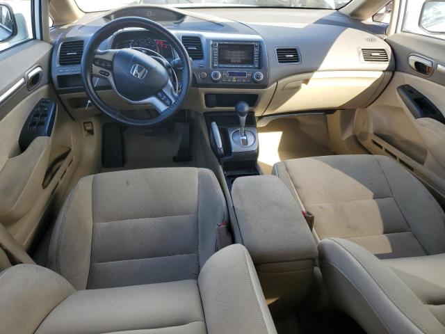JHMFA36268S027462 - 2008 HONDA CIVIC HYBRID WHITE photo 8