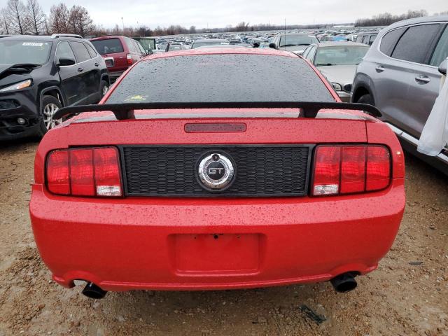 1ZVFT82H365170736 - 2006 FORD MUSTANG GT RED photo 6