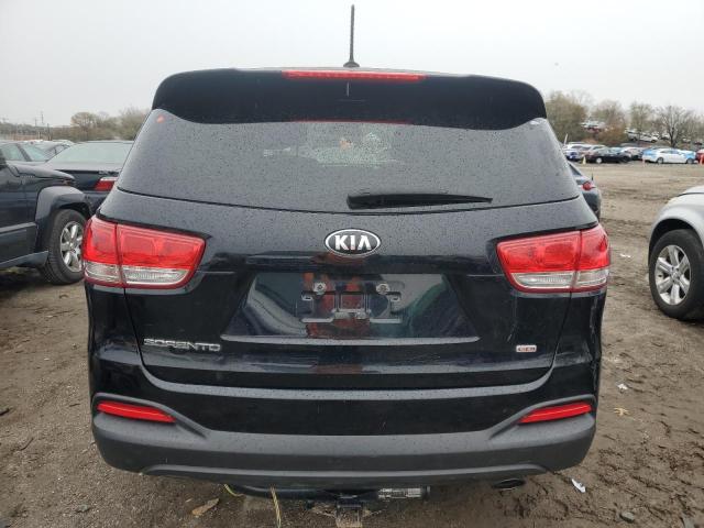 5XYPG4A38GG024917 - 2016 KIA SORENTO LX BLACK photo 6