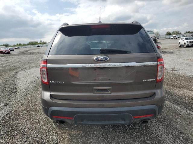 1FM5K7F86FGC47749 - 2015 FORD EXPLORER LIMITED 棕色 照片 6