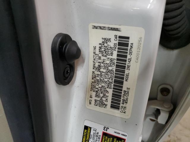 5YFBU4EE2DP113873 - 2013 TOYOTA COROLLA BASE Սպիտակ լուսանկար 13