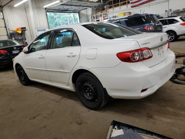 5YFBU4EE2DP113873 - 2013 TOYOTA COROLLA BASE Սպիտակ լուսանկար 2