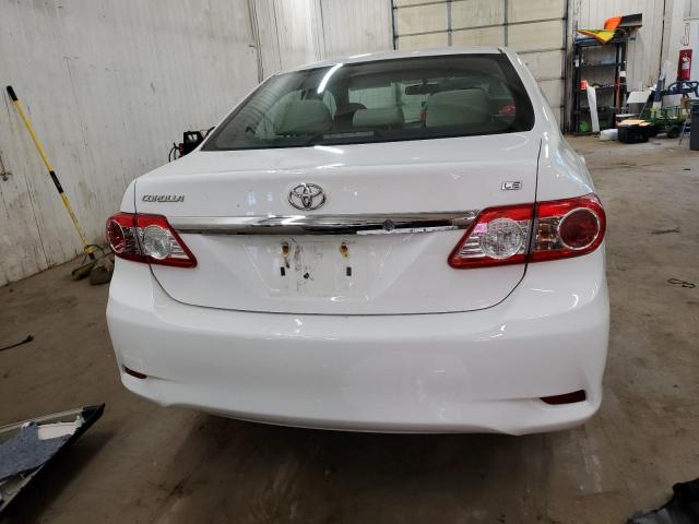 5YFBU4EE2DP113873 - 2013 TOYOTA COROLLA BASE Սպիտակ լուսանկար 6