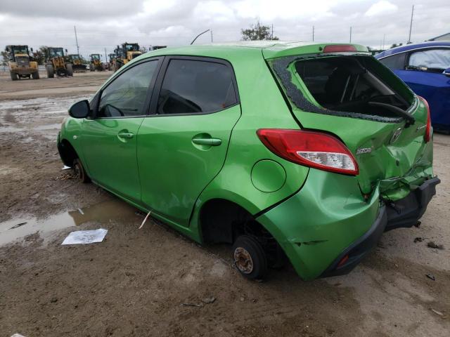 JM1DE1KY0C0134149 - 2012 MAZDA MAZDA2 GREEN photo 2