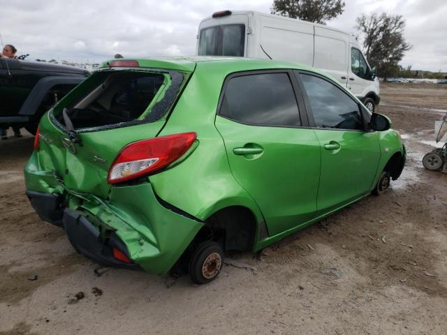 JM1DE1KY0C0134149 - 2012 MAZDA MAZDA2 GREEN photo 3