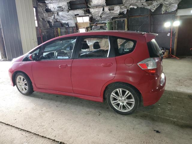 JHMGE88649S024955 - 2009 HONDA FIT SPORT RED photo 2