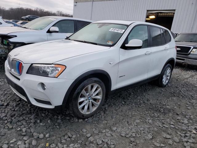 5UXWX9C55E0D14110 - 2014 BMW X3 XDRIVE28I WHITE photo 1