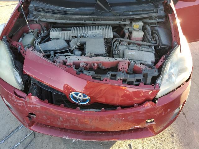 JTDKN3DU3A0113676 - 2010 TOYOTA PRIUS RED photo 11