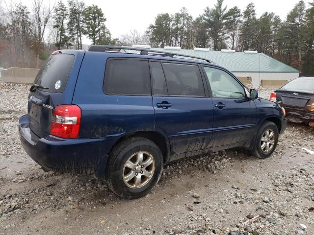 JTEDP21A850081624 - 2005 TOYOTA HIGHLANDER LIMITED BLUE photo 3