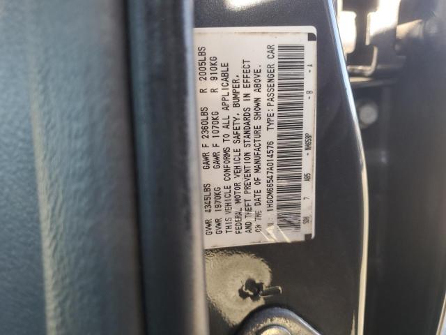 1HGCM66547A014576 - 2007 HONDA ACCORD EX GRAY photo 12