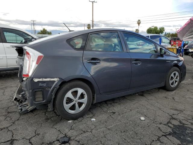 JTDKN3DUXE1806695 - 2014 TOYOTA PRIUS GRAY photo 3