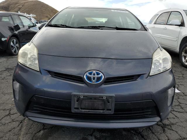 JTDKN3DUXE1806695 - 2014 TOYOTA PRIUS GRAY photo 5