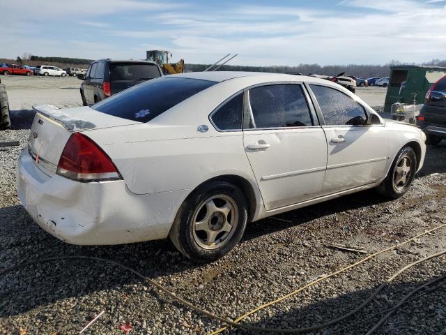 2G1WT58N279294850 - 2007 CHEVROLET IMPALA LT WHITE photo 3