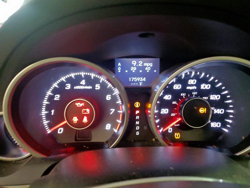 19UUA8F26DA012869 - 2013 ACURA TL შავი ფოტო 9