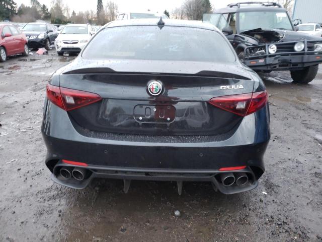 ZARFAEAV4J7571567 - 2018 ALFA ROMEO GIULIA QUADRIFOGLIO BLACK photo 6