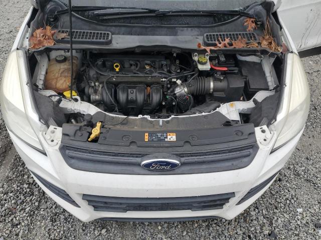 1FMCU0F72EUA42168 - 2014 FORD ESCAPE S WHITE photo 12