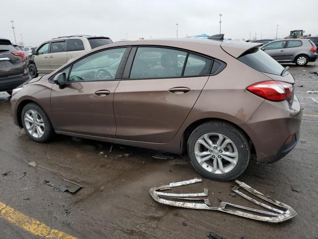 3G1BC6SM7KS598661 - 2019 CHEVROLET CRUZE LS BROWN photo 2