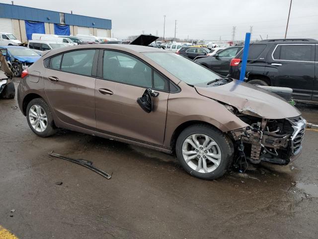 3G1BC6SM7KS598661 - 2019 CHEVROLET CRUZE LS BROWN photo 4