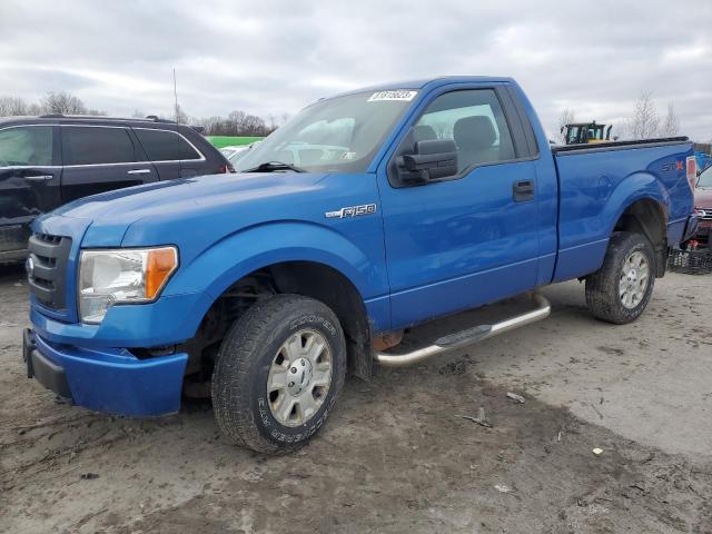 1FTMF1EM8CKE16971 - 2012 FORD F150 BLUE photo 1