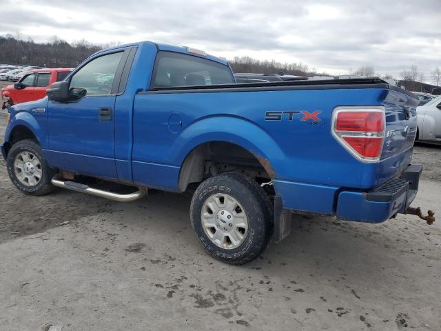 1FTMF1EM8CKE16971 - 2012 FORD F150 BLUE photo 2