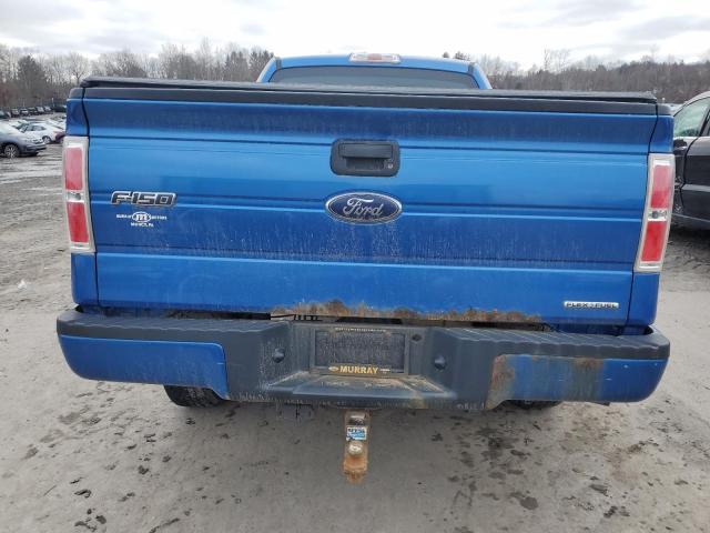 1FTMF1EM8CKE16971 - 2012 FORD F150 BLUE photo 6