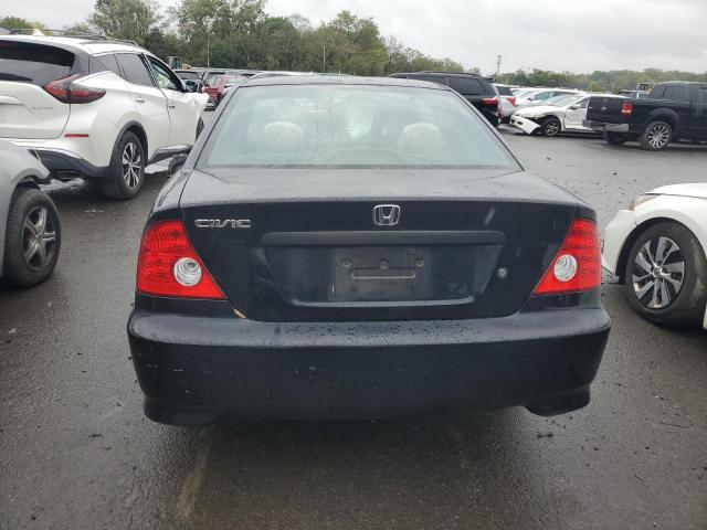 1HGEM21185L032618 - 2005 HONDA CIVIC DX VP Noir photo 6