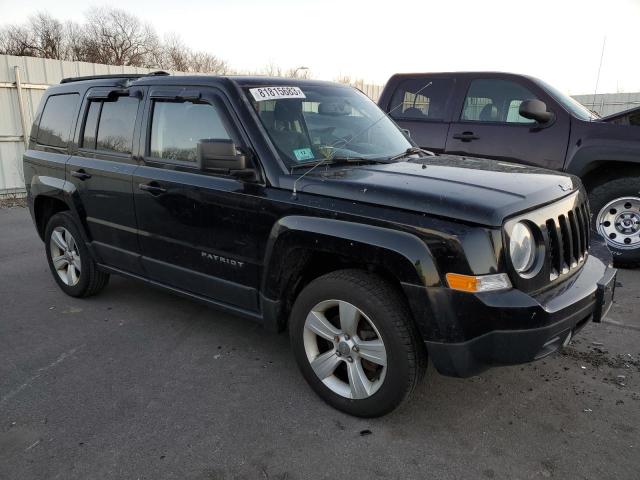 1C4NJRFB5ED530836 - 2014 JEEP PATRIOT LATITUDE BLACK photo 4