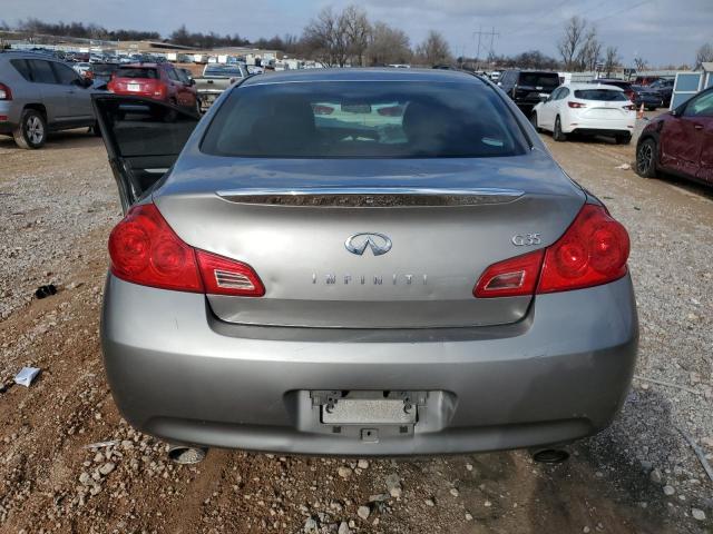 JNKBV61E57M708687 - 2007 INFINITI G35 GRAY photo 6