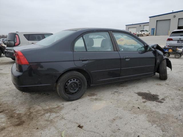 2HGES16563H613038 - 2003 HONDA CIVIC LX BLACK photo 3