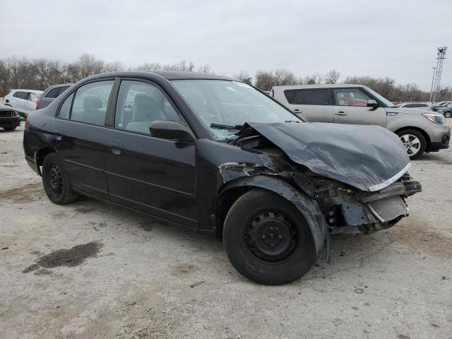 2HGES16563H613038 - 2003 HONDA CIVIC LX BLACK photo 4