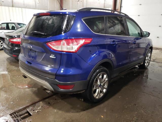 1FMCU9GX7EUC23284 - 2014 FORD ESCAPE SE BLUE photo 3