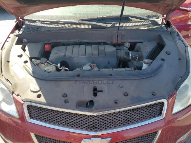 1GNKRGED6CJ332453 - 2012 CHEVROLET TRAVERSE LT RED photo 12