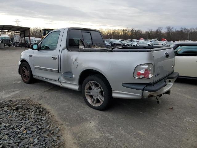 2FTRF07364CA64614 - 2004 FORD F150 SVT LIGHTNING SILVER photo 2