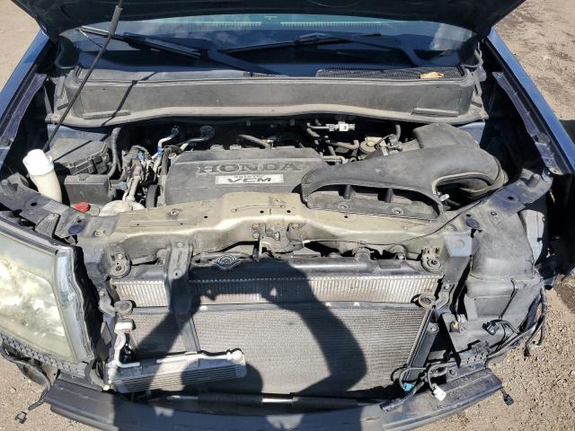 5FNYF4H60AB002481 - 2010 HONDA PILOT EXL ლურჯი ფოტო 12
