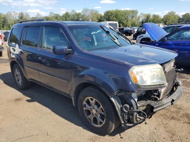 5FNYF4H60AB002481 - 2010 HONDA PILOT EXL ლურჯი ფოტო 4