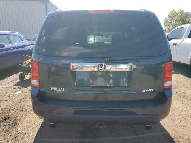 5FNYF4H60AB002481 - 2010 HONDA PILOT EXL ლურჯი ფოტო 6