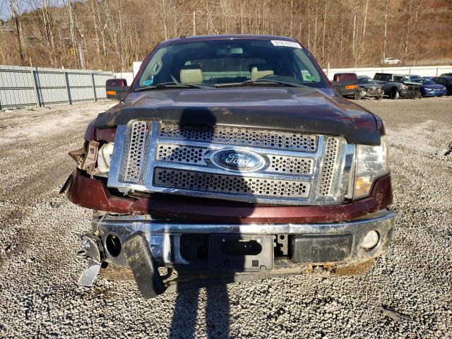 1FTPW14V89FB49694 - 2009 FORD F150 SUPERCREW BROWN photo 5