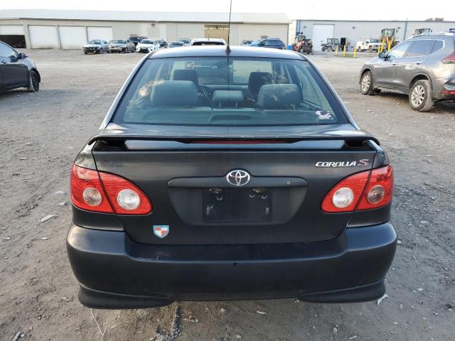 1NXBR32E75Z371287 - 2005 TOYOTA COROLLA CE BLACK photo 6