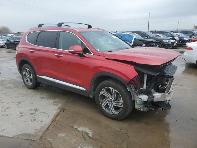 5NMS64AJ1MH368814 - 2021 HYUNDAI SANTA FE SEL RED photo 4