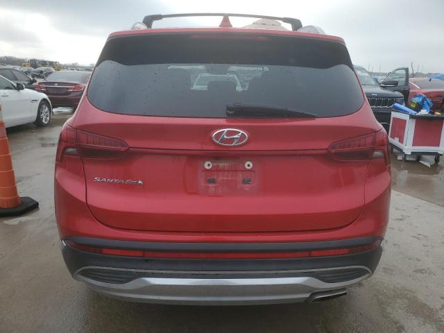 5NMS64AJ1MH368814 - 2021 HYUNDAI SANTA FE SEL RED photo 6