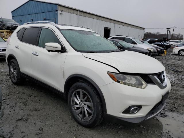 5N1AT2MV3EC794166 - 2014 NISSAN ROGUE S WHITE photo 4