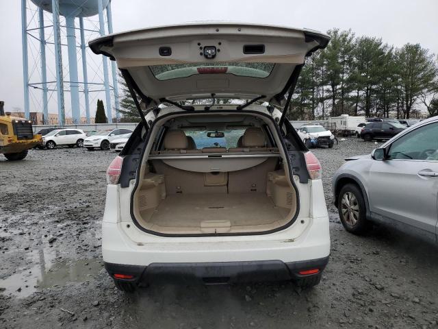 5N1AT2MV3EC794166 - 2014 NISSAN ROGUE S WHITE photo 6