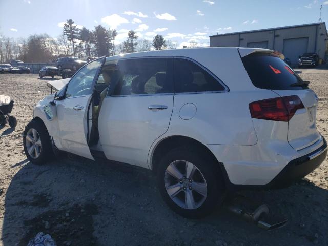 2HNYD2H28DH514537 - 2013 ACURA MDX WHITE photo 2