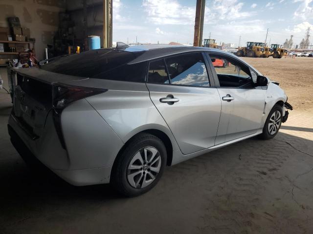 JTDKARFU4H3035803 - 2017 TOYOTA PRIUS SILVER photo 3
